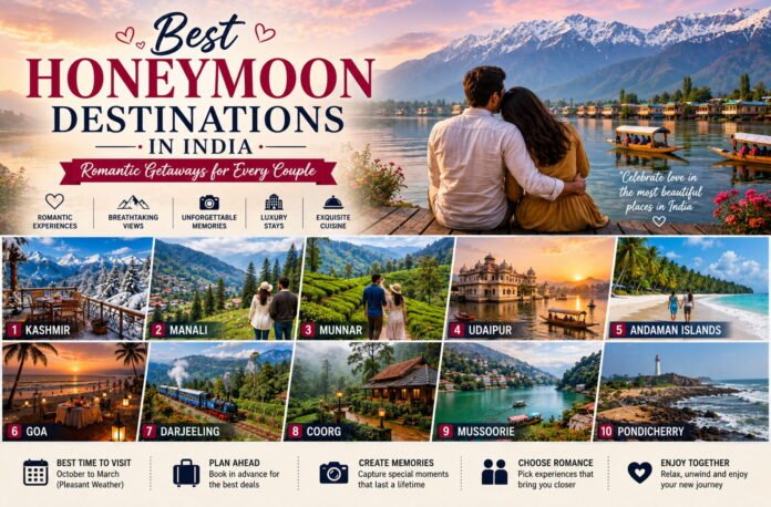 Best Honeymoon Destinations in India Best Honeymoon Destinations in India