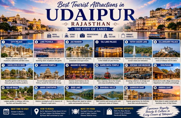 Best Places to Visit in Udaipur Best Places to Visit in Udaipur