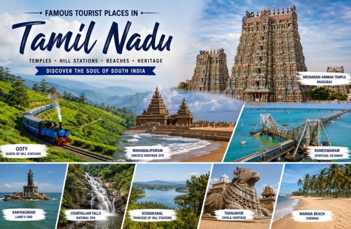 Famous Tourist Places in Tamil Nadu Famous Tourist Places in Tamil Nadu