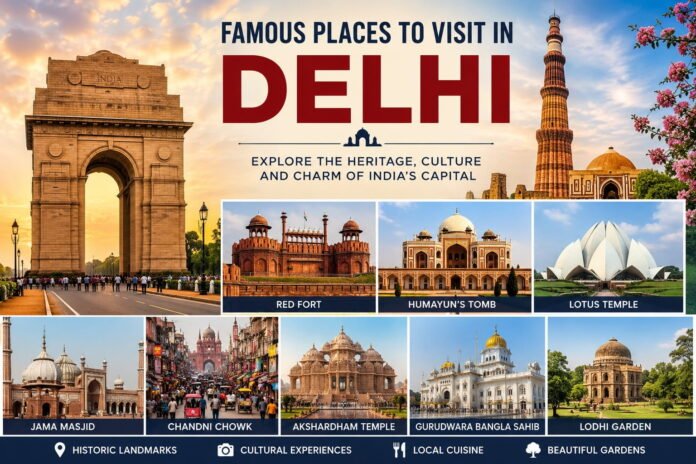 Famous Places to Visit in Delhi