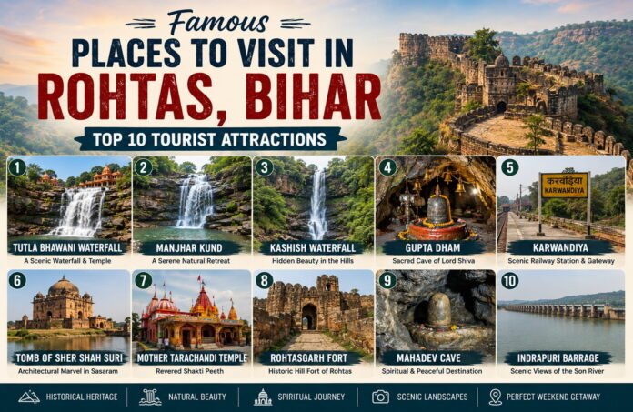 Famous Places to Visit in Rohtas, Bihar
