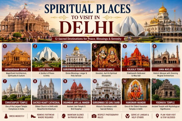 Spiritual Places to Visit in Delhi Spiritual Places to Visit in Delhi