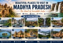 Beautiful Places to Visit in Madhya Pradesh – Top 10 Tourist Attractions Top Tourist Spots in Madhya Pradesh