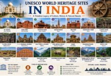 UNESCO World Heritage Sites in India | Complete List of 43 Heritage Sites UNESCO World Heritage Sites in India